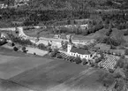 Lidhults kyrka och skola, 1957.