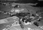 Flygfoto över Höreda i Eksjö kommun, Jönköpings län. 771/1964