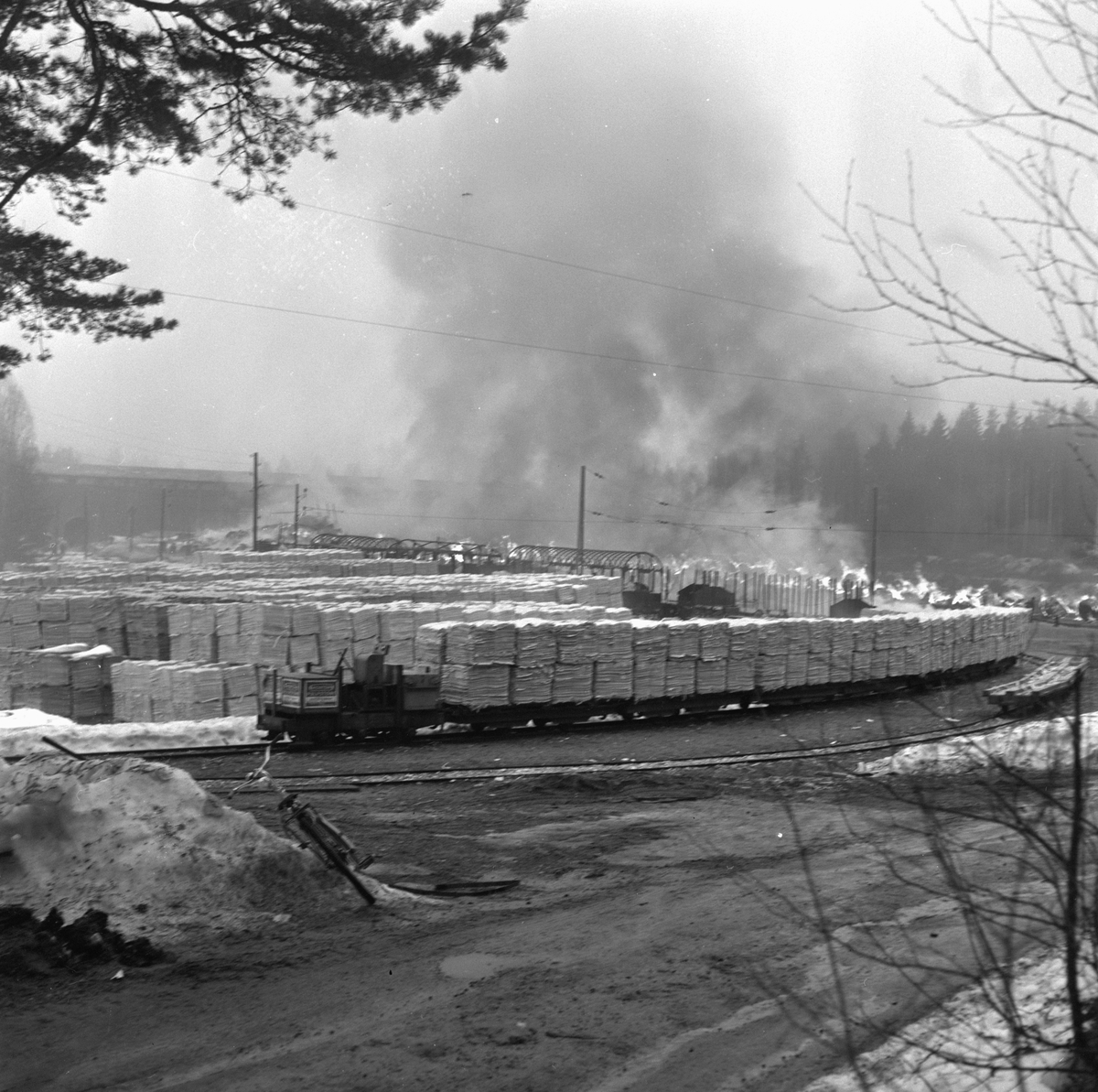 Eldsvåda i Rockhammar.
5 mars 1959.