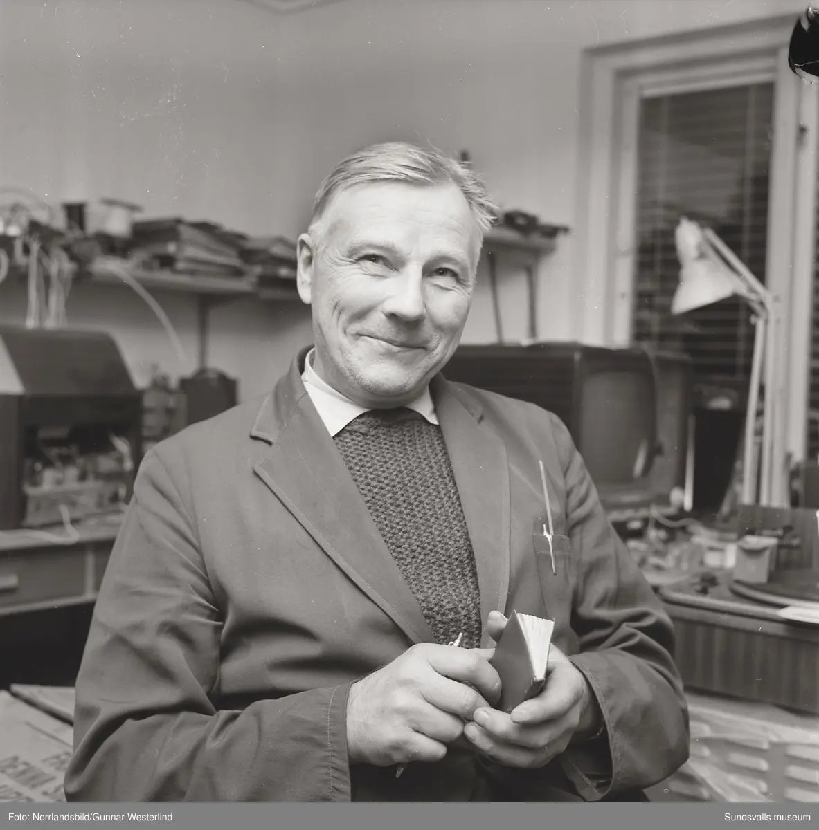 Harald Löf, radiohandlare i Stöde.