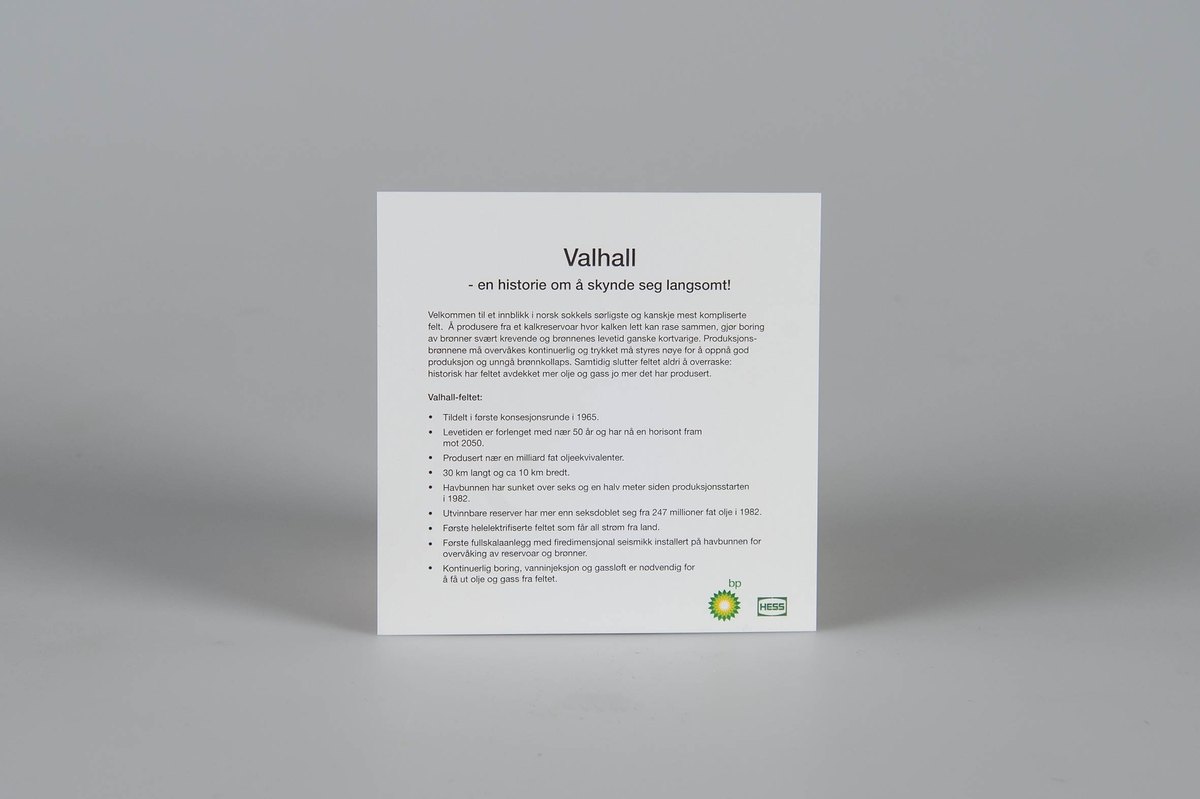 Byggesett for Valhall produksjons- og hotellplattform (Valhall PH).