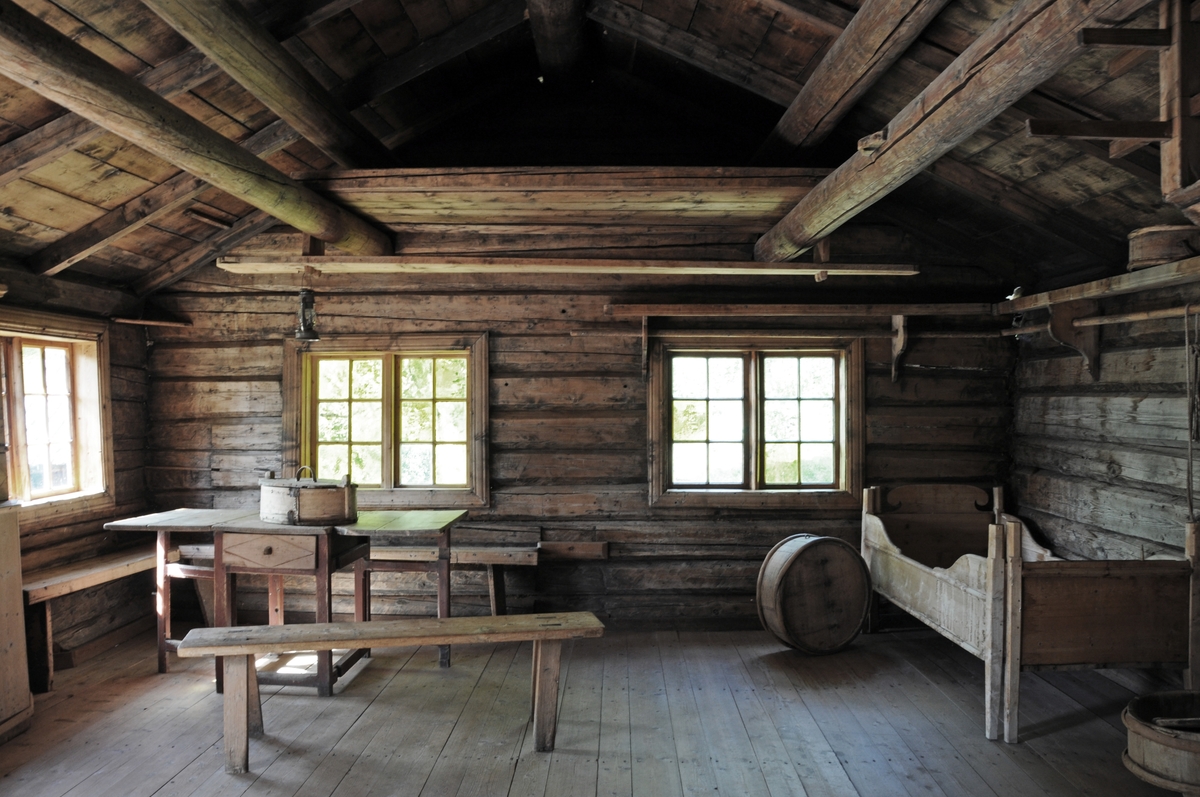 Husmannsstove frå ikring 1750.