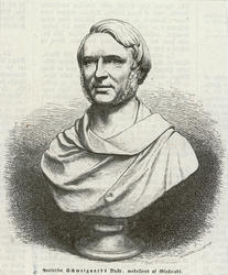 Byste av Anton Martin Schweigaard [papirkunst]