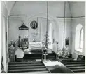 Skultuna sn, Västerås.
Interiör av Skultuna kyrka, 1980.