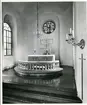 Skultuna sn, Västerås.
Interiör av Skultuna kyrka, 1980.