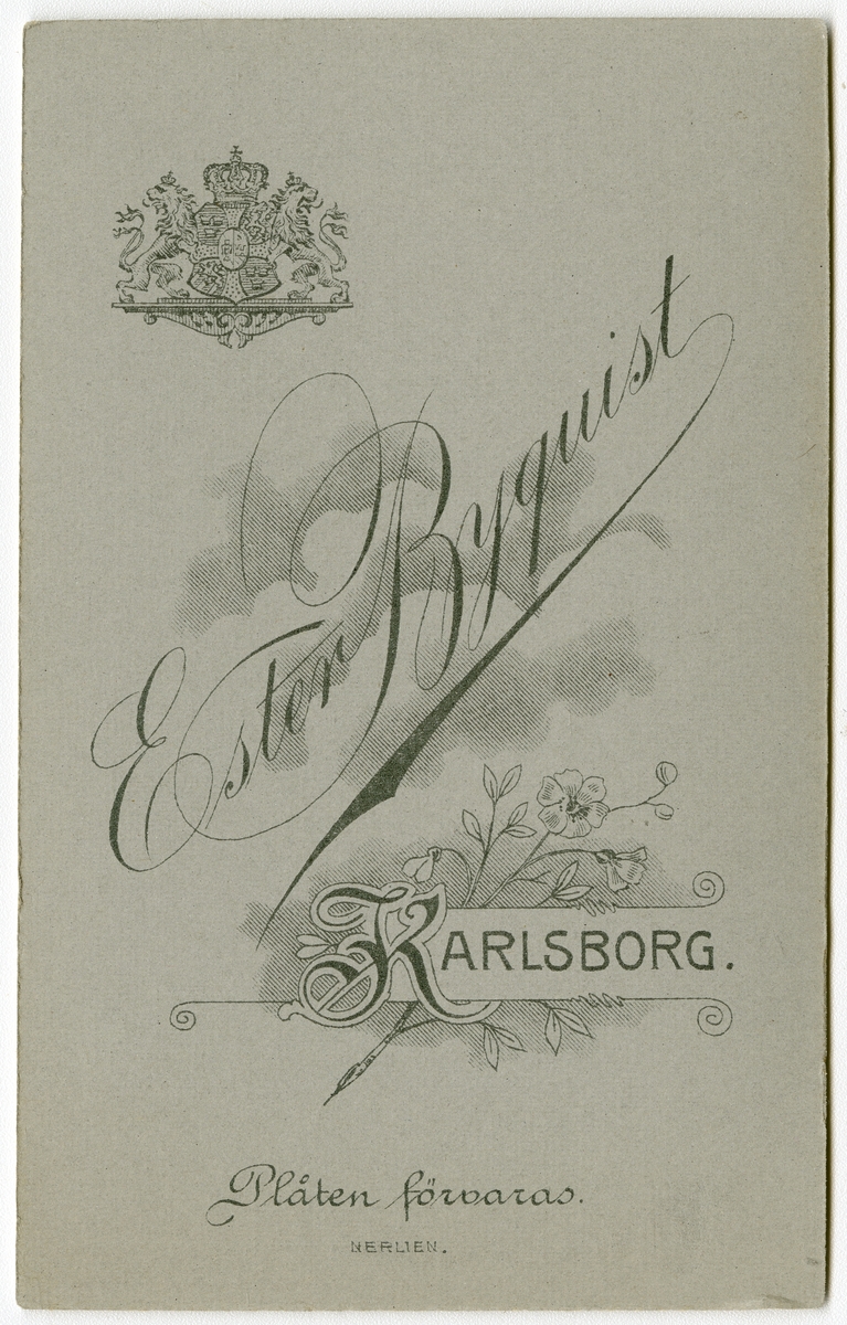 Porträtt av Eric Österlöf, löjtnant vid Älvsborgs regemente I 15.