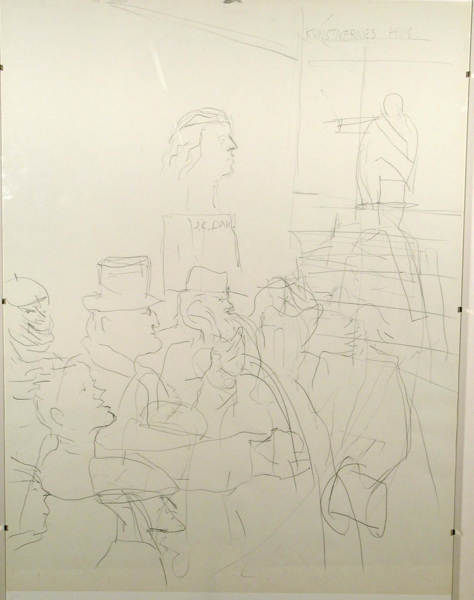Kunstnernes hus [Tegning]