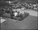 Flygfoto över Kyrkan i Nora.