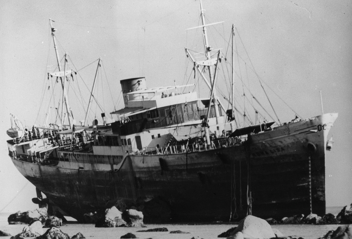 Antageligvis MS MONA LISA (bygget i 1939).