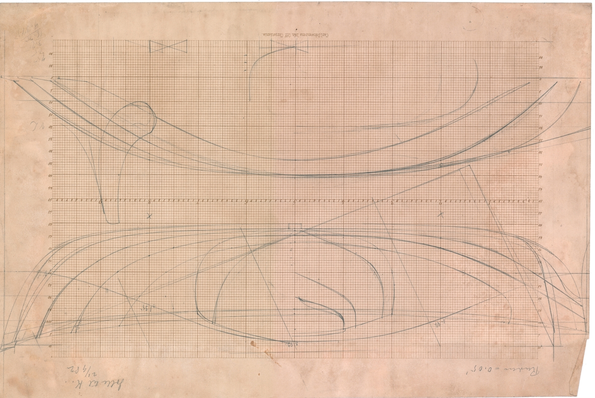 Linjetegning Seiljolle,  (Bakside Seiltegning Seiljolle)