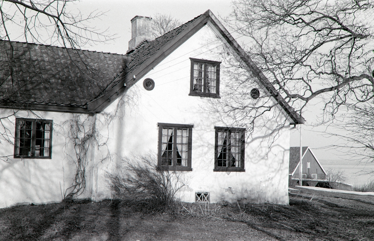 SKJELVE, ØSTRE, NES i Ringsaker, GNR. 39, HOVEDBYGNING, vestre fasaden, RAPPET tømmer, STABBUR. 