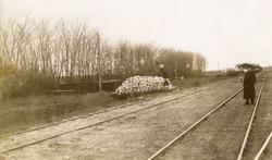 Antagelig foto fra gruvedrift ved Kasino, Chirikovo i Lipets