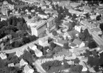 Ljungbys samhälle och kyrka, 1966.