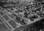 Flygfoto över Nässjö i Jönköpings län. 1257/1966