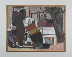 Komposisjonsstudie [Maleri]