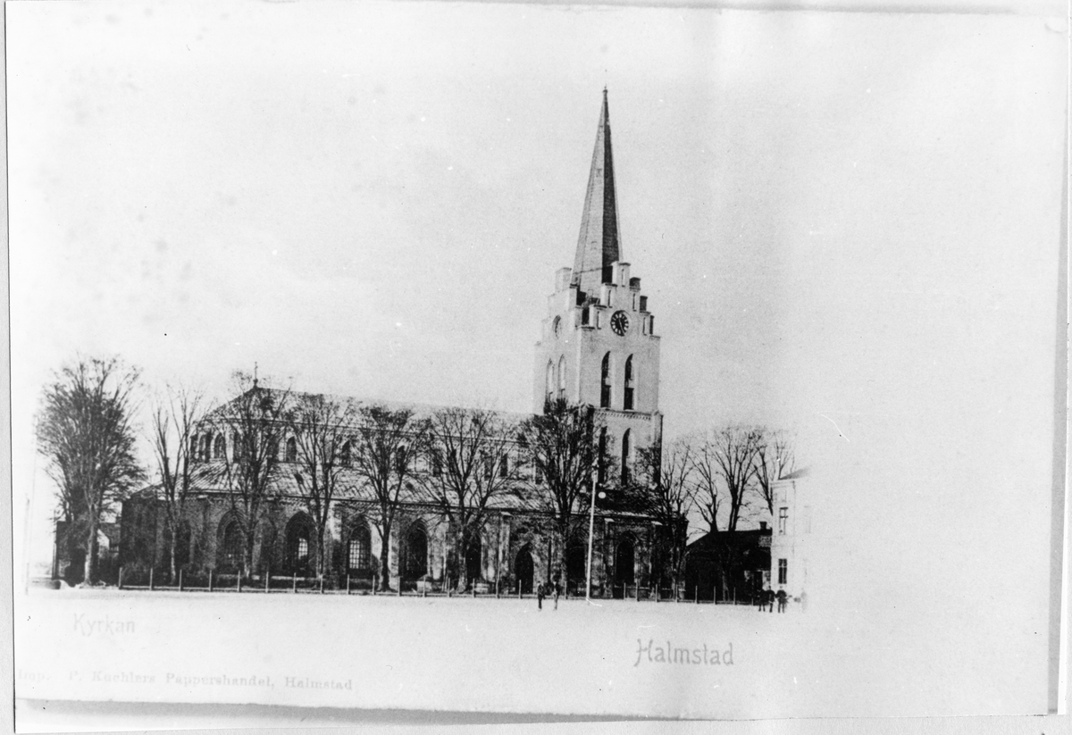 Halmstad, S:t Nicolai kyrka. Exteriör.