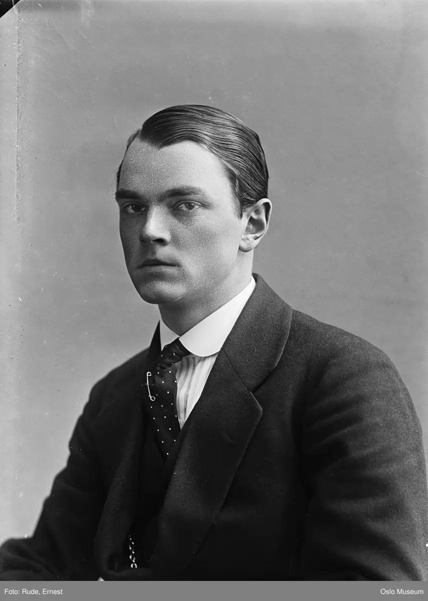portrett, mann, fabrikkeier, brystbilde