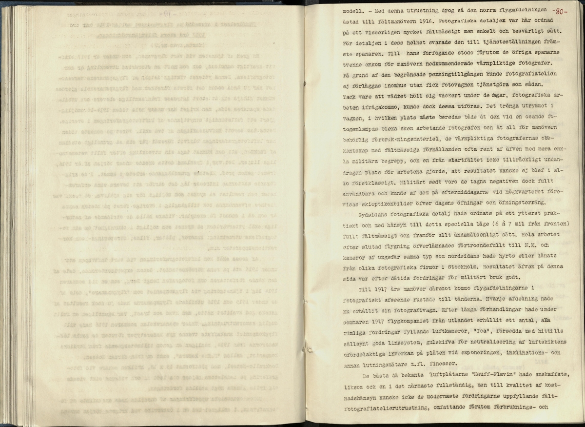 Inbunden samlingsvolym för tidskriften Flygfisken: organ för Sveriges militärflygare, 1917-1919.

Innehåll: artiklar med minnen, händelser och episoder inom den svenska militära pionjärflygningen samt fakta och råd till militära flygare. Illustrationer i form av ritningar och foton.

Sidor framställda genom stencilering med inklistrade fotografier.


Ingående nummer:

1 - augusti 1917 (sida 1-11)
2 - september 1917 (sida 12-21)
3 - oktober 1917 (sida 22-31)
4 - november 1917 (sida 32-42)
5 - december 1917 (sida 43-53)
6 - januari 1918 (sida 54-64)
7 - februari 1918 (sida 65-77)
8 - mars 1918 (sida 78-88)
9 - april 1918 (sida 89-101)
10 - maj 1918 (sida 102-111)
11 - juni 1918 (sida 112-126)
12 - juli 1918 (sida 127-137)
13 - augusti 1918 (sida 138-148)
14 - september 1918 (sida 149-157)
15 - oktober 1918 (sida 158-168)
16 - november 1918 (sida 169-180)
17 - december 1918 (sida 181-190)
18 - januari 1919 (sida 191-202)
19 - februari 1919 (sida 203-214)
20 - mars 1919 (sida 215-226)
21 - april 1919 (sida 227-240)
22 - maj 1919 (sida 241-251)
23 - juni 1919 (sida 252-263)
24 - juli 1919 (sida 264-274)
25 - september 1919 (sida 275-286)
26 - oktober 1919 (sida 287-298)
27 - december 1919 (sida 299-309)