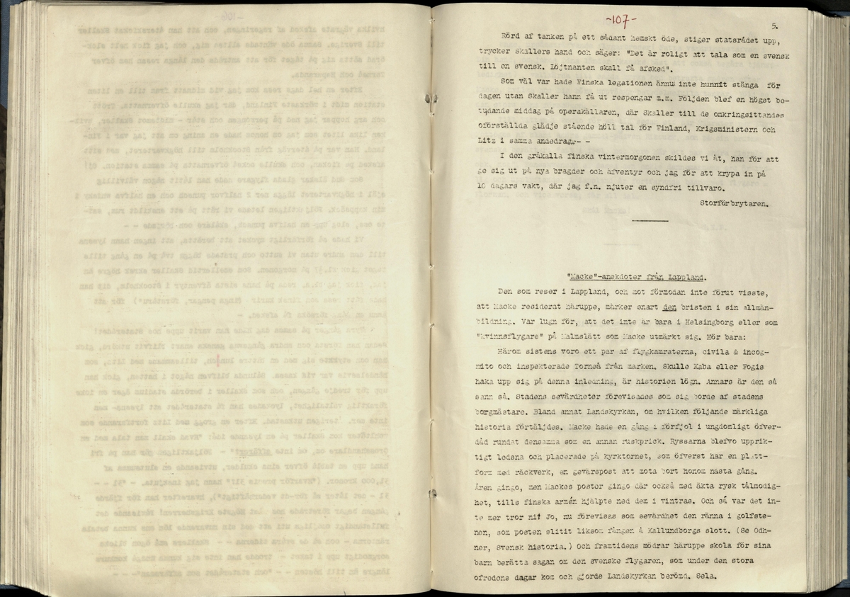 Inbunden samlingsvolym för tidskriften Flygfisken: organ för Sveriges militärflygare, 1917-1919.

Innehåll: artiklar med minnen, händelser och episoder inom den svenska militära pionjärflygningen samt fakta och råd till militära flygare. Illustrationer i form av ritningar och foton.

Sidor framställda genom stencilering med inklistrade fotografier.


Ingående nummer:

1 - augusti 1917 (sida 1-11)
2 - september 1917 (sida 12-21)
3 - oktober 1917 (sida 22-31)
4 - november 1917 (sida 32-42)
5 - december 1917 (sida 43-53)
6 - januari 1918 (sida 54-64)
7 - februari 1918 (sida 65-77)
8 - mars 1918 (sida 78-88)
9 - april 1918 (sida 89-101)
10 - maj 1918 (sida 102-111)
11 - juni 1918 (sida 112-126)
12 - juli 1918 (sida 127-137)
13 - augusti 1918 (sida 138-148)
14 - september 1918 (sida 149-157)
15 - oktober 1918 (sida 158-168)
16 - november 1918 (sida 169-180)
17 - december 1918 (sida 181-190)
18 - januari 1919 (sida 191-202)
19 - februari 1919 (sida 203-214)
20 - mars 1919 (sida 215-226)
21 - april 1919 (sida 227-240)
22 - maj 1919 (sida 241-251)
23 - juni 1919 (sida 252-263)
24 - juli 1919 (sida 264-274)
25 - september 1919 (sida 275-286)
26 - oktober 1919 (sida 287-298)
27 - december 1919 (sida 299-309)