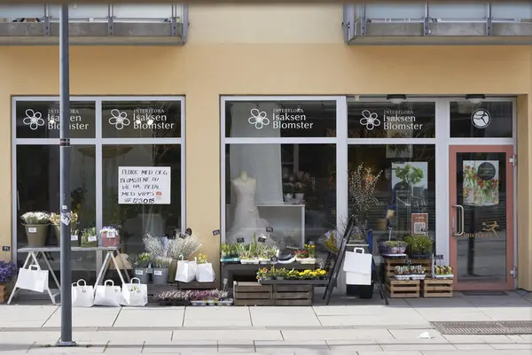 Koronastengt butikk i Storgata på Lillestrøm