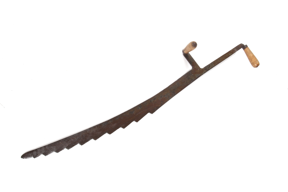 Torvkniv med to treskaft.