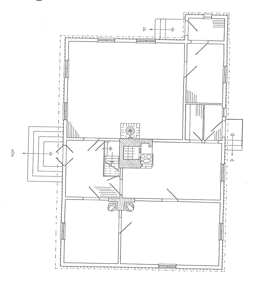 Väla skola är en timrad byggnad i en våning, klädd med stående locklistpanel. Fasaden är målad med röd slamfärg, snickerierna är målade med vit linoljefärg. Taket är ett sadeltak klätt med skiffer från Dalsland. Skorstenen är centralt placerad över nock. Skolsalen är inrymd i den vänstra delen av byggnaden, lärarbostaden i den högra. 

Byggnaden uppfördes efter ritningar av ryttmästare Carl Fredrik Toutin under åren 1846 och 1847 i Väla socken, Kållands härad några mil sydväst om Lidköping i Västergötland. Huset genomgick ett flertal reparationer under 1800-talets senare del. 1910 gjordes en omfattande upprustning samt tillbyggnad. På Skansen visas hur huset såg ut efter det.

Väla skola flyttades till Skansen 1966.  