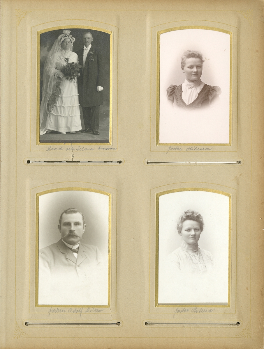 Porträtt av Hilma Schwartz, gift Nilsson.

Se även bild AMA.0001788.