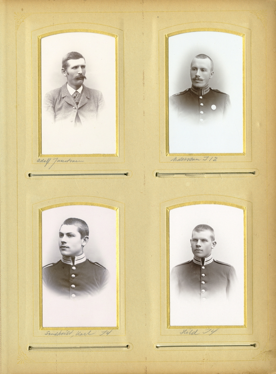 Porträtt av Adolf Johansson(?)
