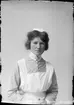 Agnes Modin från Östhammar, Uppland 1923