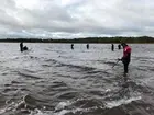 Bild tagen vid metalldetektering i sjön Vidöstern, Tånnö socken i Värnamo kommun.