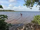 Bild tagen vid metalldetektering i sjön Vidöstern, Tånnö socken i Värnamo kommun.