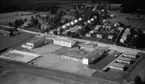 Flygfoto över Landsbro skola i Vetlanda kommun, Jönköpings län. 1220 / 1966