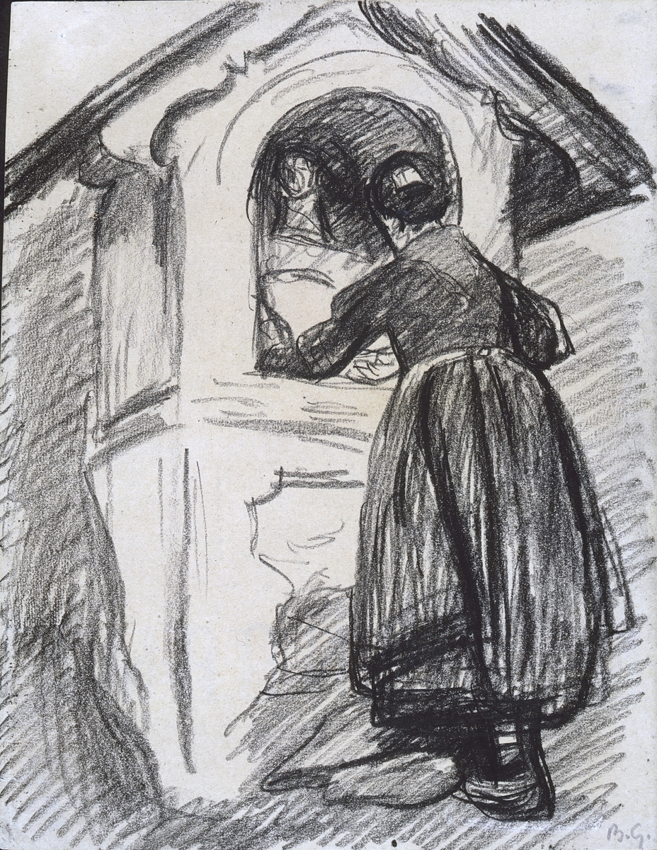 Andakt [Tegning]
