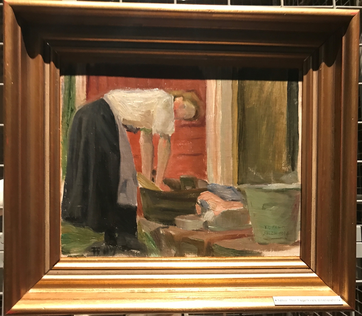 Konstnären Thor Fagerkvists syster Frida