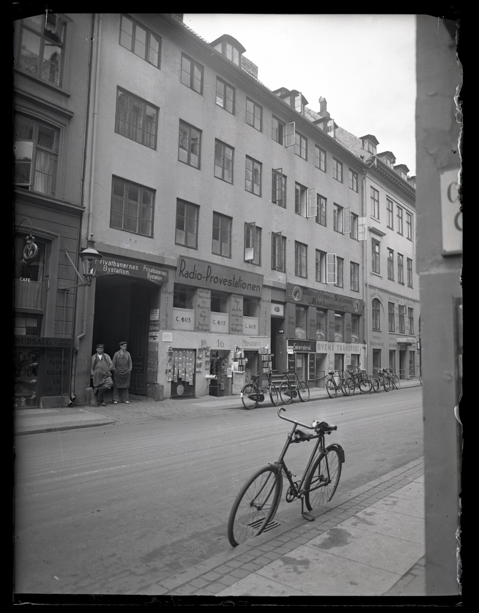Affärsgata i Danmark. Studiestraede 16, Köpenhamn.