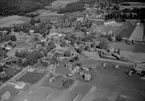 Flygfoto över Djura, Leksand 1960.