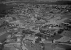 Flygfoto över Nusnäs, Mora 1960.