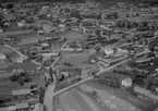 Flygfoto över Färnäs, Mora 1960.