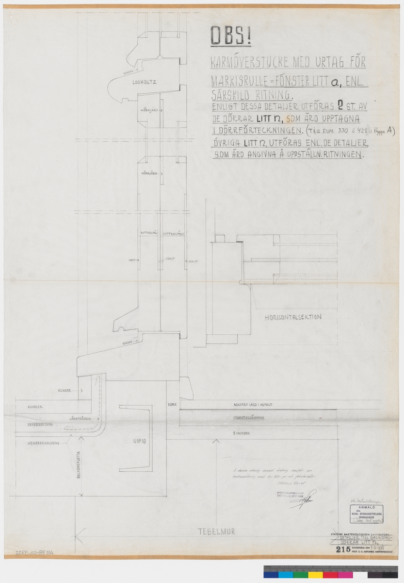 STATENS BAKTERIOLOGISKA LABORATORIUM