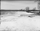 Landskapsvy med Kallbadhuset, Östhammar, Uppland