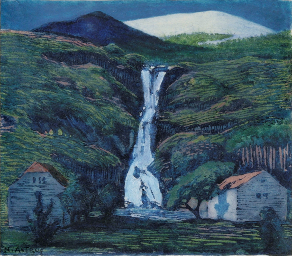 Foss og bre [Grafikk]