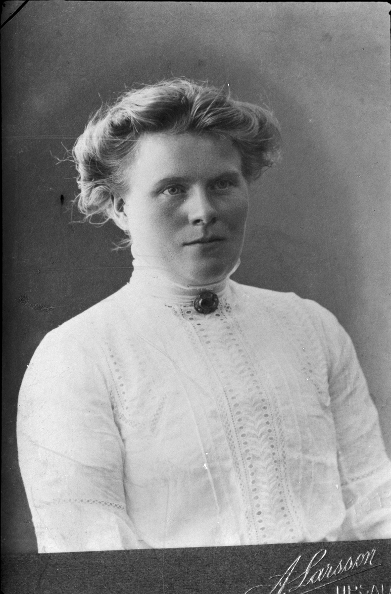 Reprofotografi - kvinna, Östhammar, Uppland