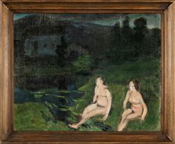 Badende kvinner [Maleri]