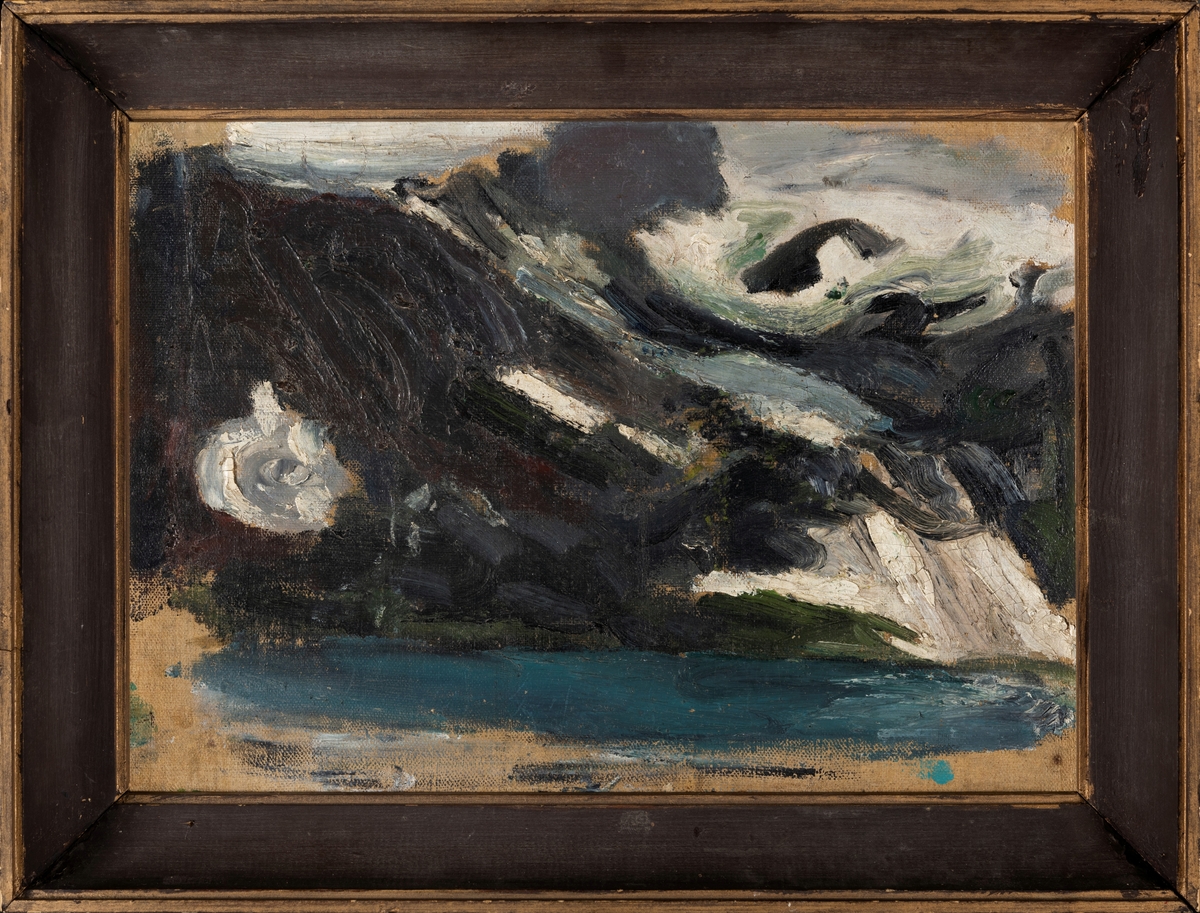 Forarbeid til Trollbotnen [Maleri]