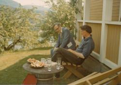 Olav H. Hauge og Rolf Jacobsen