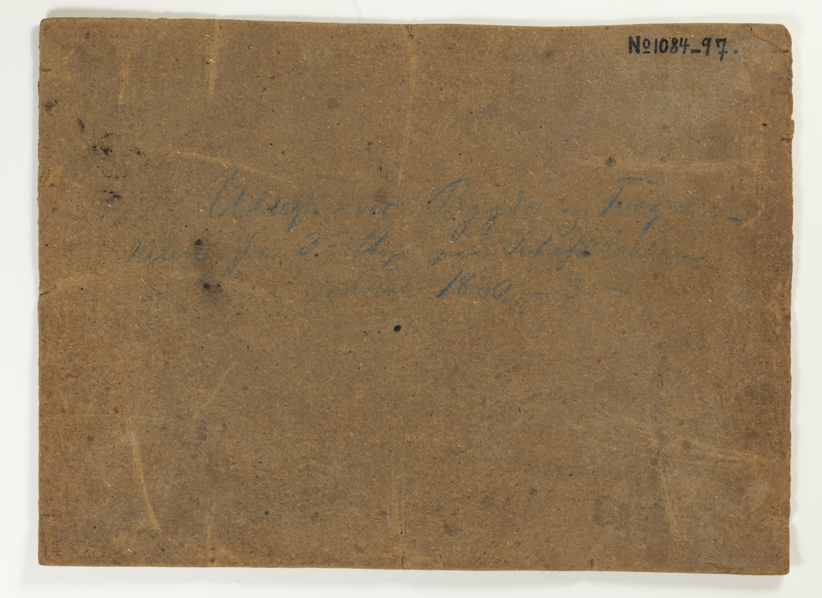 Bylandskap. Utsikt mot Schafteløkken, Frognerkilen og Bygdøy i Oslo.