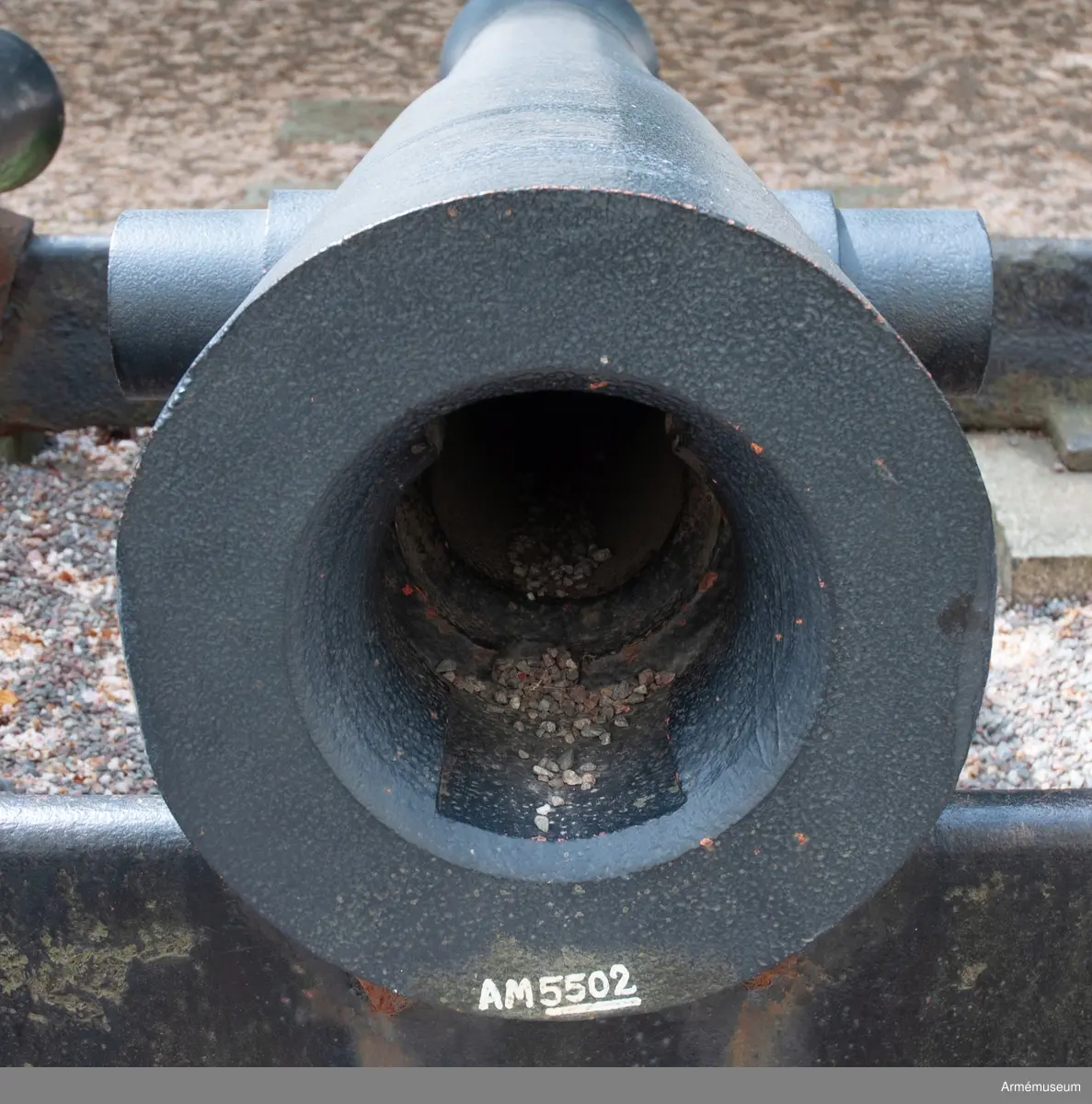 1830-tal, Wahrendorffs försöksmodell.
Tappens d: 120 mm, inga märken eller stämplar.