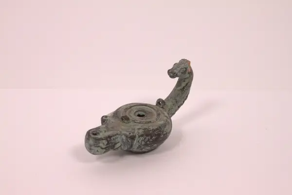 Oljelampe, terrakotta grønn