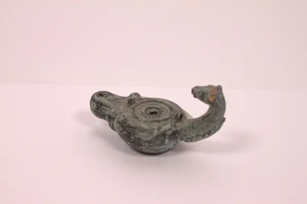 Oljelampe, terrakotta grønn