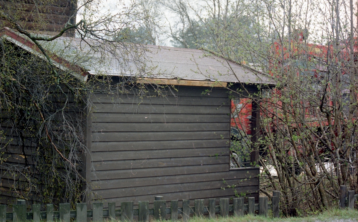 Flom-bilder. Campinghytter under vann